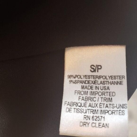 Red Saks Fifth Avenue Black V-Neck deep V back Sleeveless Romper size S - Picture 6 of 10